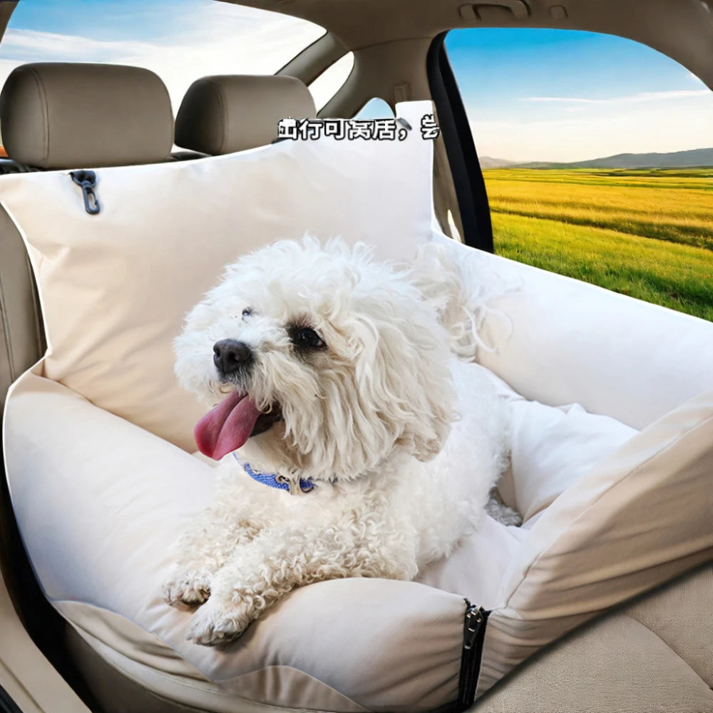 2022 New Arrived Dog Car Seat With Strap Safety Soft Dog Bed Pet Car Booster Seat Nest
