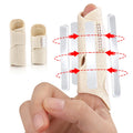 Trigger Finger Splint and Compression Sleeve Kit Adjustable Finger Brace Straightening Support for Arthritis Pain Relief