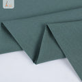 Wholesale 55% Linen 45% Cotton Fabric 135gsm Woven Plain Dyed Linen Cotton Blend Fabric for Dress Shirt Garment