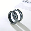 Jewelry Manufacturer Hot Sale Classic Non-magnetic Hematite Rings Gemstone Ring Black Men Hematite Magnet Ring