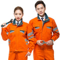 Hot Sale Reflective Antiflame Wholesale Labor Insurance Welding Printing on Production Suit Set Women Men Safety Work Clothes