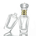 60ml Cylinder Perfume Bottle Packaging Empty Vintage Refillable Custom Luxury Spray Glass Eco-friendly Screw Cap Decal