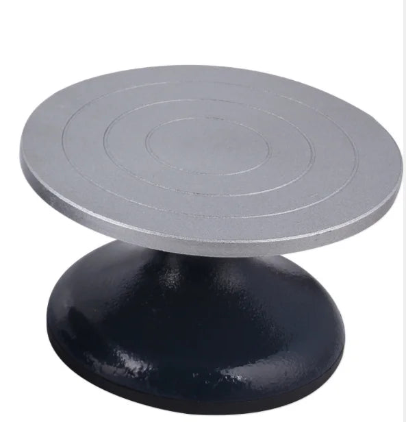 Cpatrick Small Size 18cm(7") Sturdy Cast Iron Pottery Banding Wheel for Art Pottery MegaBDM