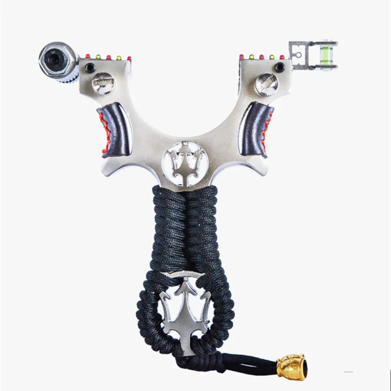 Alloy Slingshot Rubber Band Free Fast Pressure Laser Sight Precision Competitive Slingshot