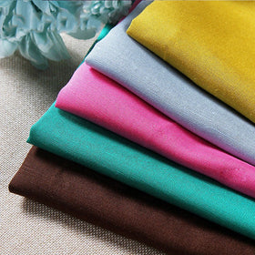 New Fashion Linen Plain Weave Clothing Solid Color Thickened Fabric in Stock 100% Linen Fabric