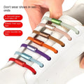Shoe Accessories Elastic Tie-free Shoelaces for Lazy People Colorful Metal Capsule Children's