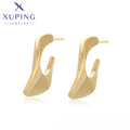 T000953256 XUPING JEWELRY 14K Gold Color Elegant Stainless Steel Fashion Gold Trendy Chunky Indian Earrings