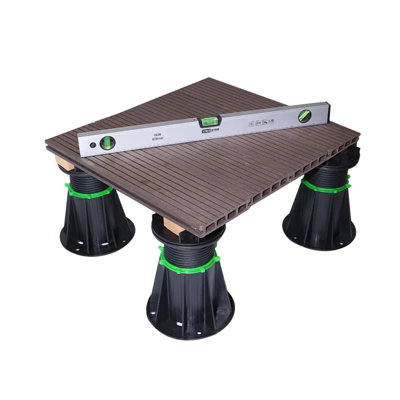 7 Sets/carton 45-70mm Plastic Adjustable Pedestal Support for Outdoor Raised Floor Decking Modern Design