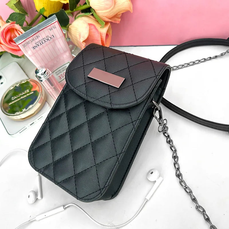 New Fashion Hanging Bag Salesperson Shopping Guide Waist Bag Women Factory Wholesale Quilted Crossbody Gold Store Waist Bag