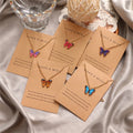 Fashionable Bohemia Alloy Butterfly Necklace Women Accessories Jewelry