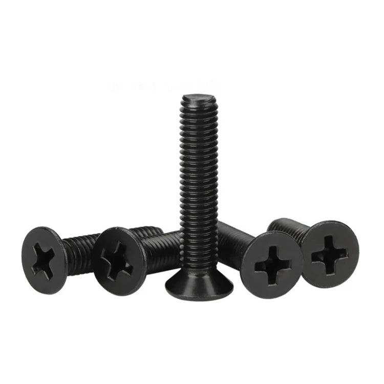 M2 M2.5 M3 M3.5 M4 M5 M6 M8 Black Oxide Stainless Steel 304 Phillips Flat Countersunk Head Machine Screws