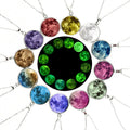 New Arrival Silver Plated Stainless Steel Time Gemstone Necklace Starry Sky Luminous Moonlight Necklace for Women
