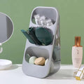 Multifunctional Cutlery Storage Rack Plastic Draining Chopstick Cage Kitchenware Organizer-Three Tiers Rack for Kitchen Counter