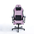 Hobot Pink Fabric Magnetic Memory Foam Head Pillow Cooling Swivel Racing E-Sports Gaming Chair 4D Armrest Aluminum Alloy Base