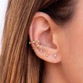 Gaby New 925 Sterling Silver Piercing Cartilage Earrings Ear Piercing Stud Sets for Earring 925 Silver Jewelry Wholesale Jewelry