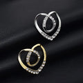 Wholesale T-shirt Heart Shaped Stones Brooch Silk Scarf Ring Clip Scarf Shawl Buckle