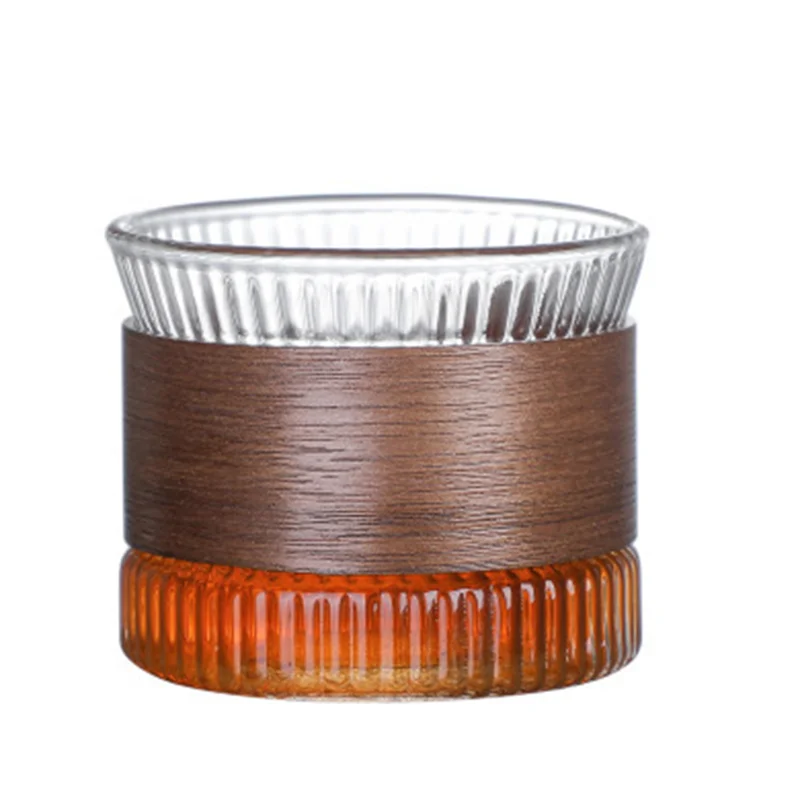 Heat Resistant Glass Cup with Bamboo Sleeve