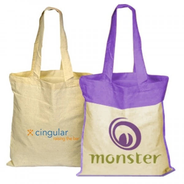 Eco-Friendly Cotton Linen Tote Bag Long Handle Reusable Grocery Shopping Beach Daily Promotional Blank Letter Pattern RUTH
