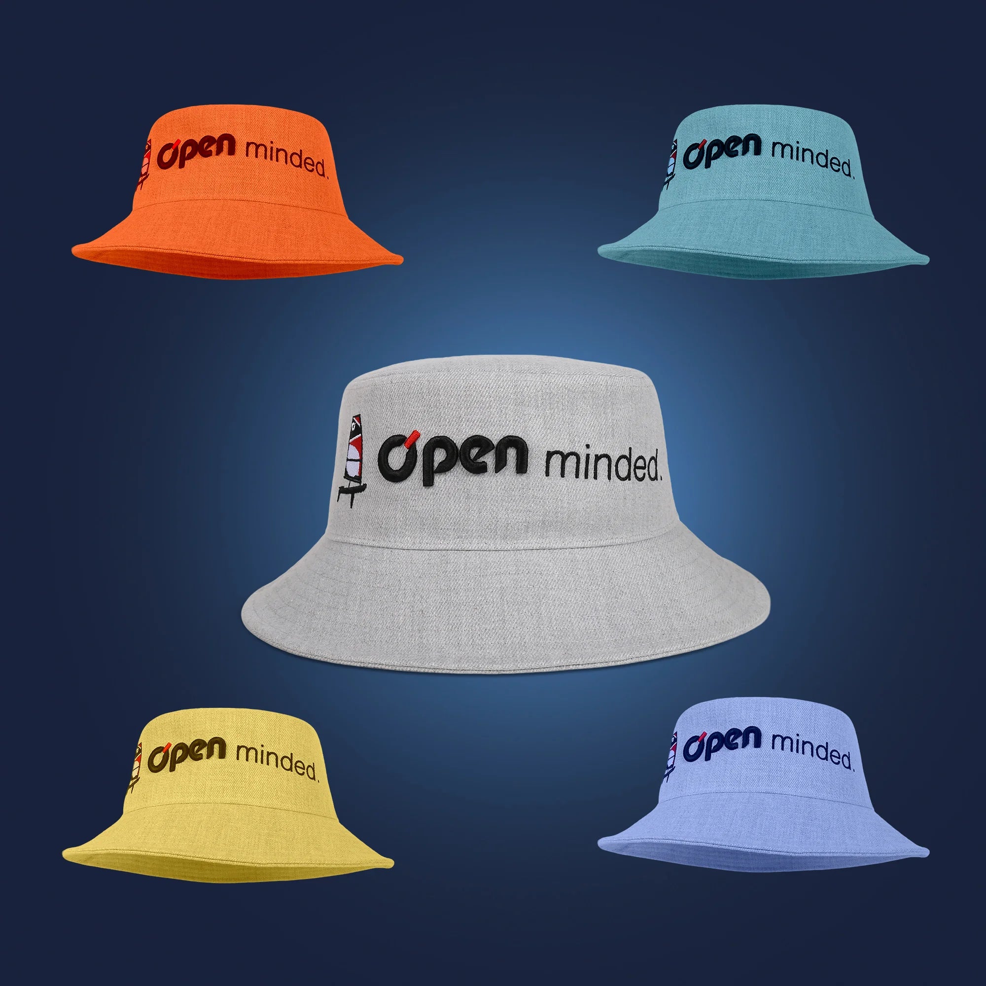 Bucket Hat Custom Embroidery Logo Bonnie Cap Sublimation Bucket Hats Fisherman Cotton Twill Hat