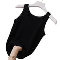 Hot Sales for Ladies High Quality Slim-Fit Candy Color Tank Top Breathable Cotton Polyester Vest Shirt Quick Dry for Women
