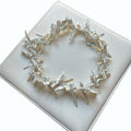 30-40 mm Cross Baroque Nature Pearl in Strand Loose Wholesale Freshwater Pearl in Strand 38 cm