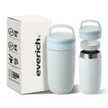 Everich Customized 12oz/350ml Tapered Double Wall Stainless Steel Vacuum Cup Thermal Travel Coffee Mug Insulated Coffee Tumbler