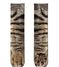 Wholesale Custom Print Sublimation Cat Foot Stockings 3D Thermal Transfer Printed Socks
