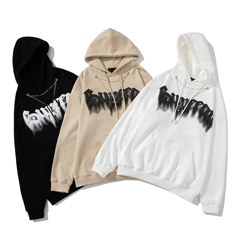 Wholesale Manufacturer Fashion Hoodies Streetwear Unisex Hoodie Pullover Cotton logo Custom Printing Puff Print Hoodies