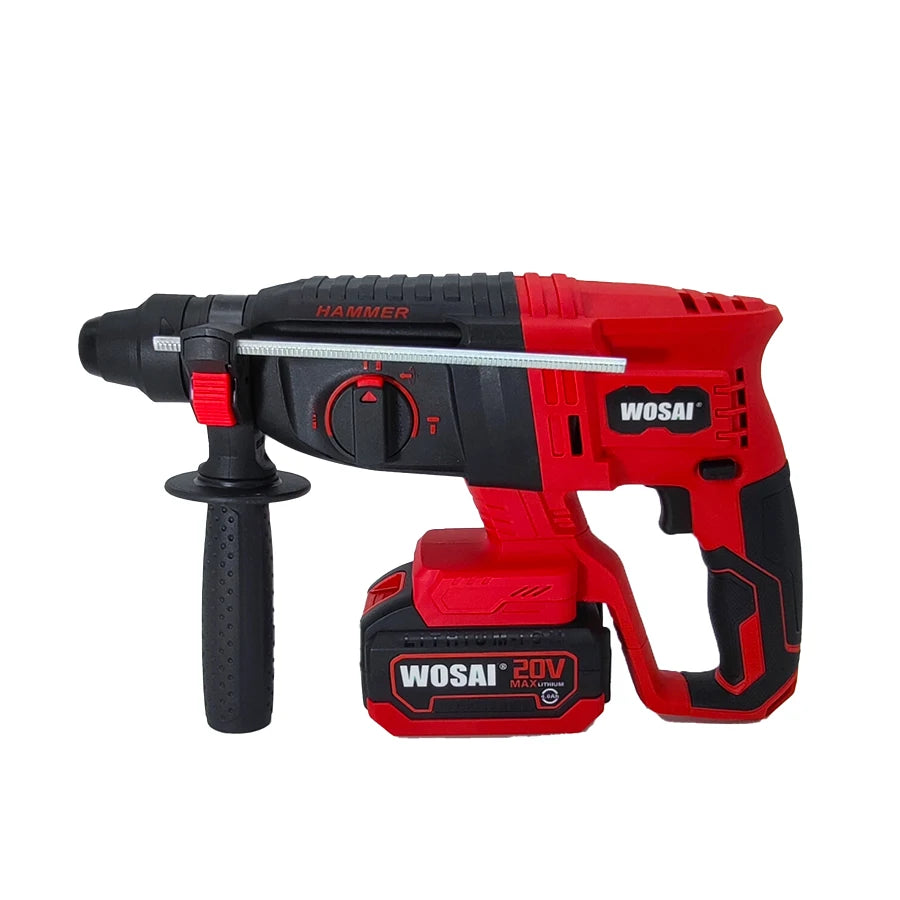 WOSAI CHINA 20V Cordless Brushless Power Tools Lithium Ion Battery Hammer Drills With OEM Support