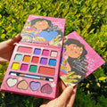 Wholesale 17 Color Luxury Eye Shadow Vegan Makeup Container Eyeshadow Paper Box Cosmetic Magnetic Eyeshadow Pans Palette
