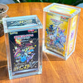 TCG Wholesale Custom Acrylic Pokemon Japanese Small Size Booster Box High Class Vmax Cards Display Case for Shiny V All Stars