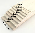 1MM 1.5MM 2MM 2.5MM 3MM 4MM Wholesale Import Light Weight Timber Price Balsa Wood Wood Supplier Panels Balsa Sheets
