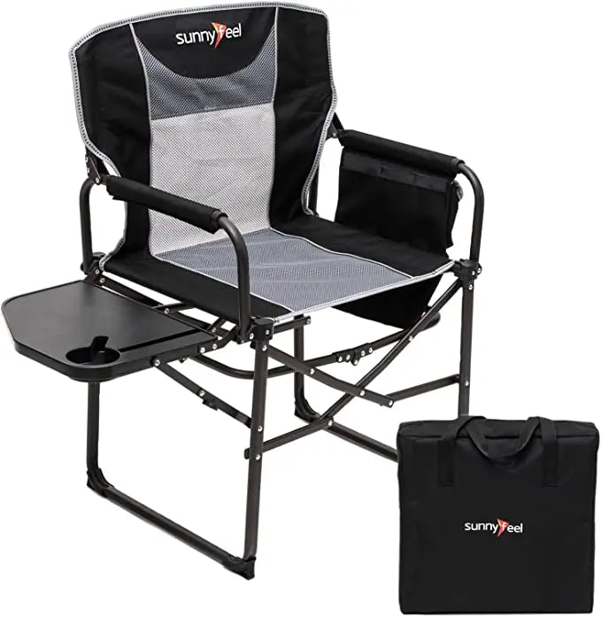 Leisure Picnic Compact Folding Director Camping Chair for Adults