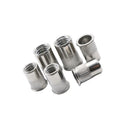 1/4 5/16 3/8 1/2 Threaded Inserts Steel Blind Jack Flat Head Knurling Riveted Nut for Metal Screw Petal Nut Expansion Rivet Nut