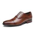 Hot Sale Handmade Men's Genuine Leather Oxford Shoes Business Formal with Durable Leather Soles Wedding Shoes