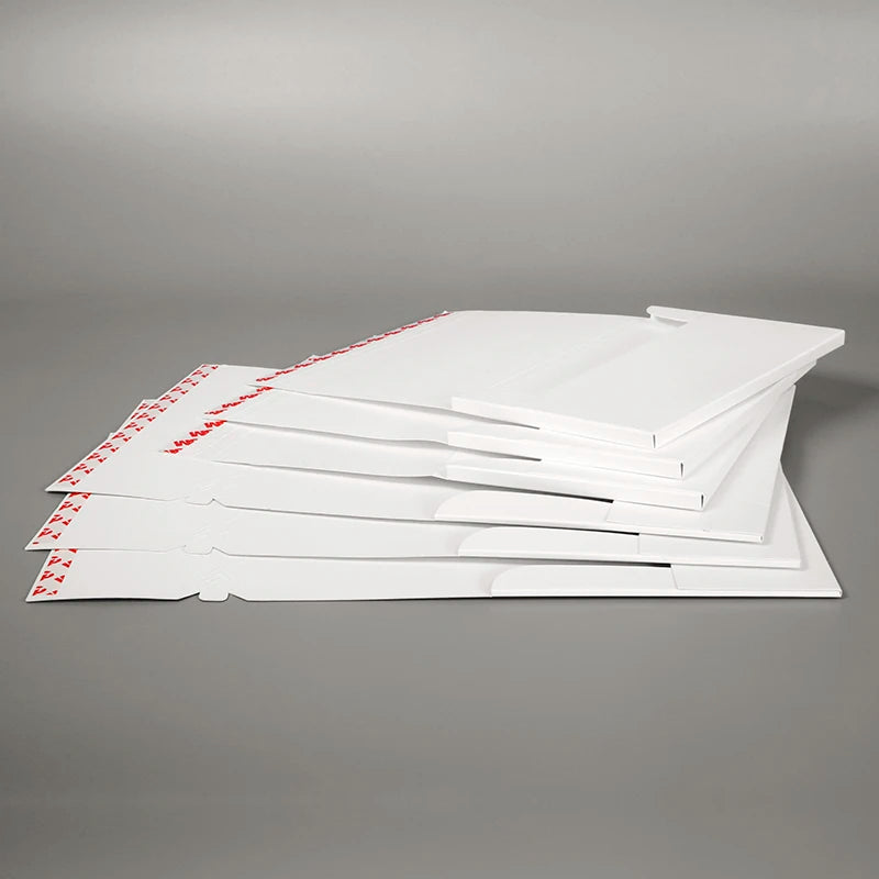 Custom 300gsm White Matte Printed Card Manufacturer's Recycled Materials Gift Card Packaging Tear Envelope Supermarket Promotion