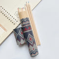 Exquisite Pattern Packaging Wooden Colorful Pencil Set 12 Color Children's Student Drawing Gift Graffiti Coloring