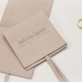 BaiShun Velvet Microfiber Luxury Small Chic Envelope Flap Jewelry Packaging Bag Scratch Resistant Customizable Size Custom Logo
