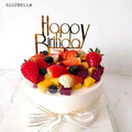 Hot Sale Classic Acrylic Happy Birthday Cake Toppers Party Supply Cake Decoration with Number Shape for Birthday Parties