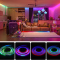 Hot New High Destiny WS2811IC DC24V 12V 630leds/m Rgbic Addressable Chasing Magic Digital Running Rgb Cob Strip