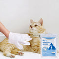 Non-woven Cleaning Gloves Home Pet Cleaning Tools Cats Dogs Bathing Grooming Disposable Cleaning Gloves