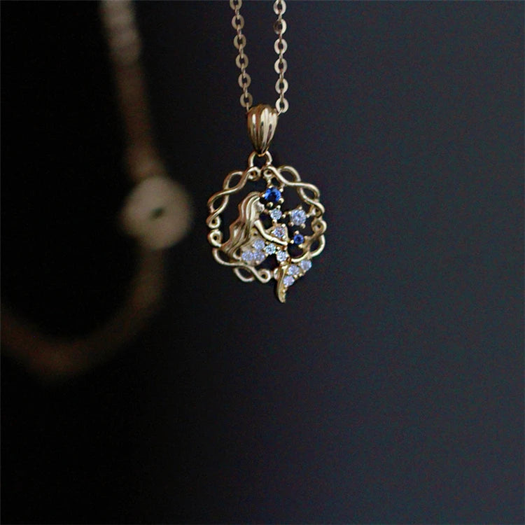 2025 Luxury European Jewelry Designer Gold Plated Sterling Silver Pendant Necklace