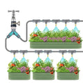 Adjustable Drip Irrigation System Automatic Sprinkle Irrigation System Mist Sprayer Kit for Gardens Greenhouses and Farms