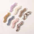 GENYA Plush Long Hair Clips Premium Jaw Clips for Thick Hair and Girl Big Hair Claw Clips