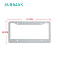 Subbank Sublimation License Plate Blank Aluminum Plate 0.65mm Personalized Printing Heat Transfer License Plate Frame