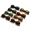 DL Glasses Wholesale Fashion Custom Logo Oval Sun Glasses Retro Colorful Female Round Sunglasses Shades for Women 2025