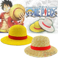BAIGE  Cartoon Sunscreen Cosplay Cap Neck String Anime Flat Hats Hot Japanese Anime One Piece Luffy Straw Hat for Adult