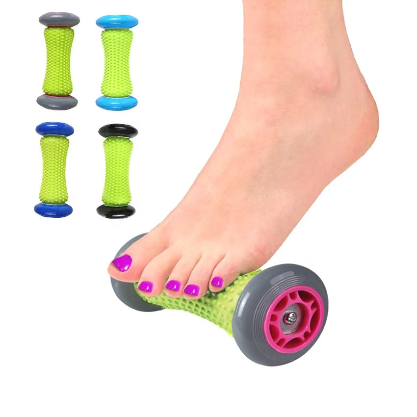 Foot Roller Acupressure Massage Hand Foot Roller Yoga Meridian Omnidirectional Fascia Relaxation Roller Relief Plantar Fasciitis