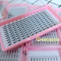 Private Label Handmade Heatbonded 20D Narrow Fans Faux Mink Premade Lash Extension Fans with 0.03mm