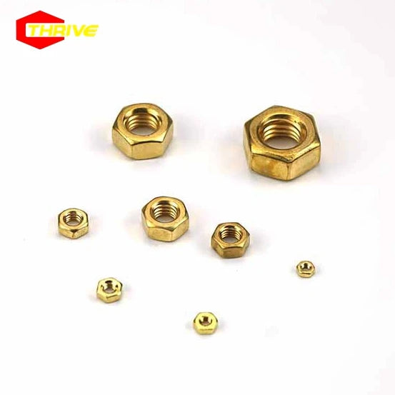 China Custom Lock Nuts Head Hex Self Nylon Insert Lock Nut M1.2 M1.4 M1.6 M2 Nylon Jam Brass Micro Nut